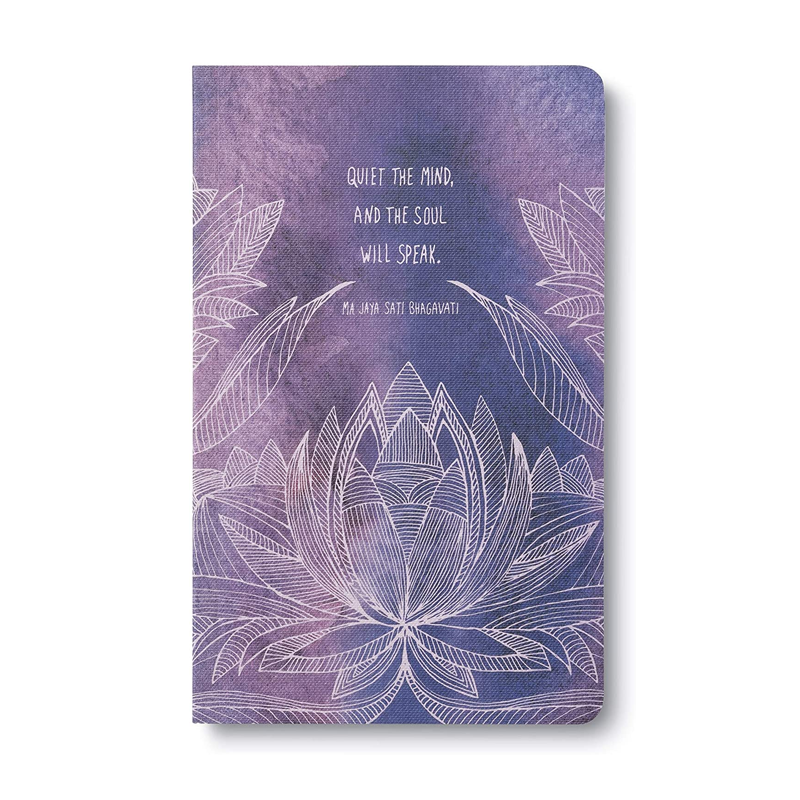 Write Now Journal by Compendium: “Quiet the mind and the soul will speak.”